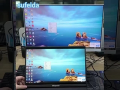 صفحه نمایش 16 اینچی قابل حمل لمسی USB C HDMI- سازگار نمایشگر بازی برای لپ تاپ
