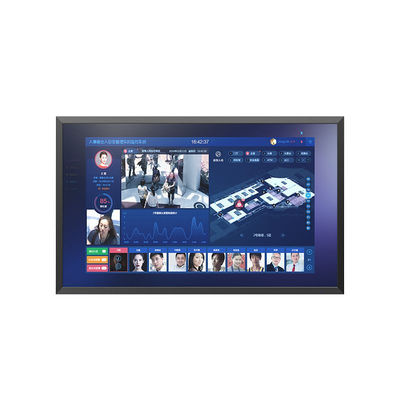 مانیتورهای لمسی سفارشی 43 اینچ Capacitive Touch Screen روشنایی بالا مانیتور لمسی صنعتی نصب شده روی دیوار