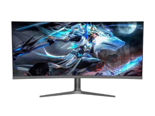 صفحه منحنی 38 اینچ مانیتور بازی 4k 75hz 144hz مانیتور کامپیوتر IPS LCD