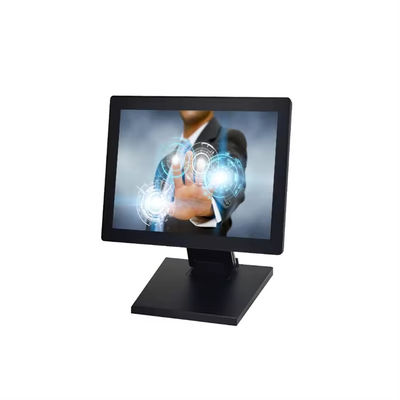 OEM 15 اینچ صفحه نمایش لمسی مانیتور با ایستاده شیل پلاستیکی پانل IPS برای POS